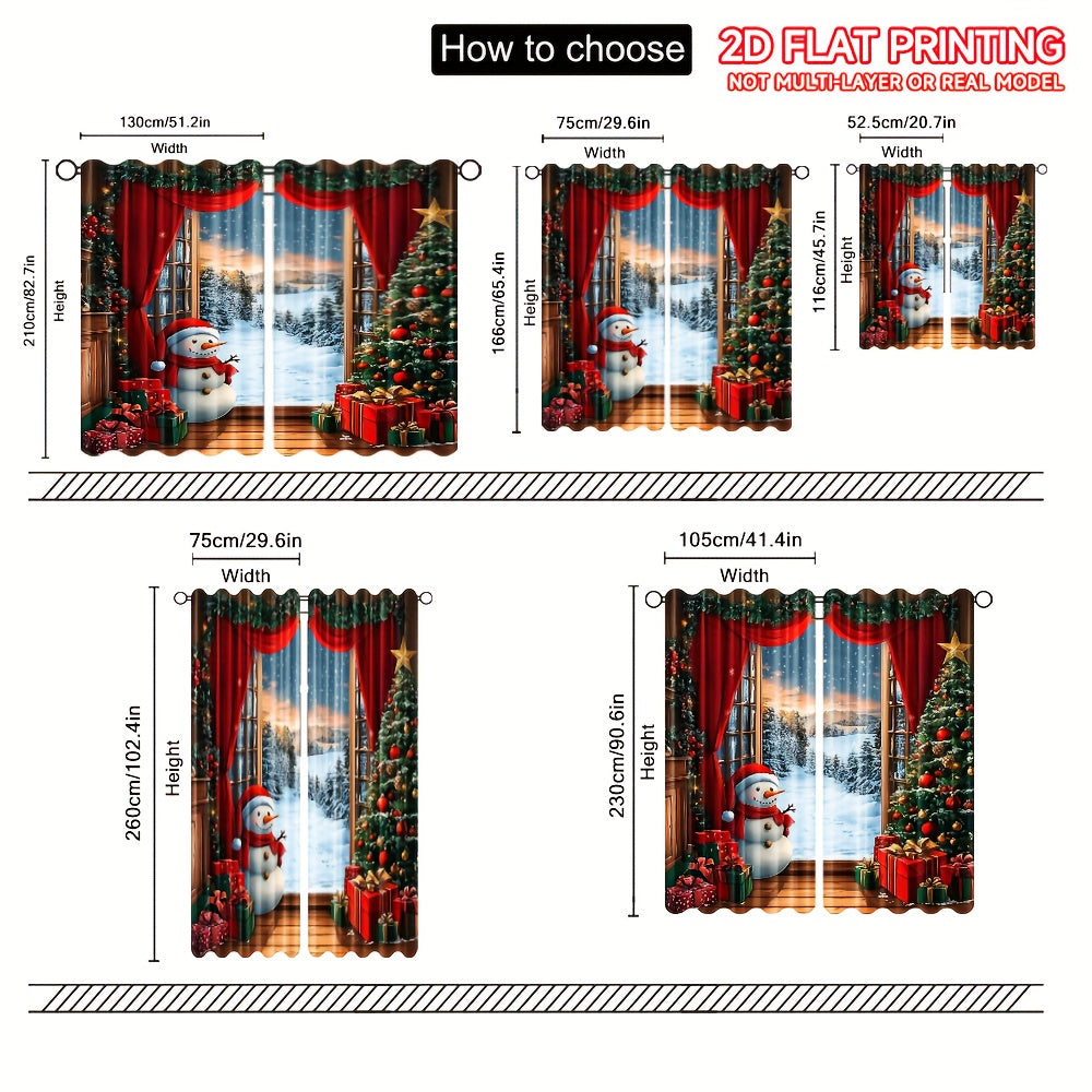 Aurielyn - Christmas Decorative Curtain
