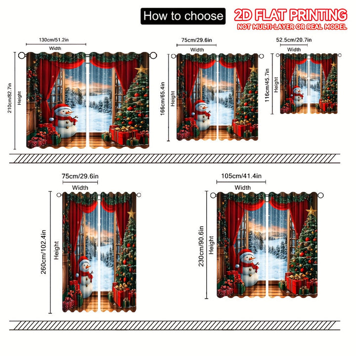 Aurielyn - Christmas Decorative Curtain