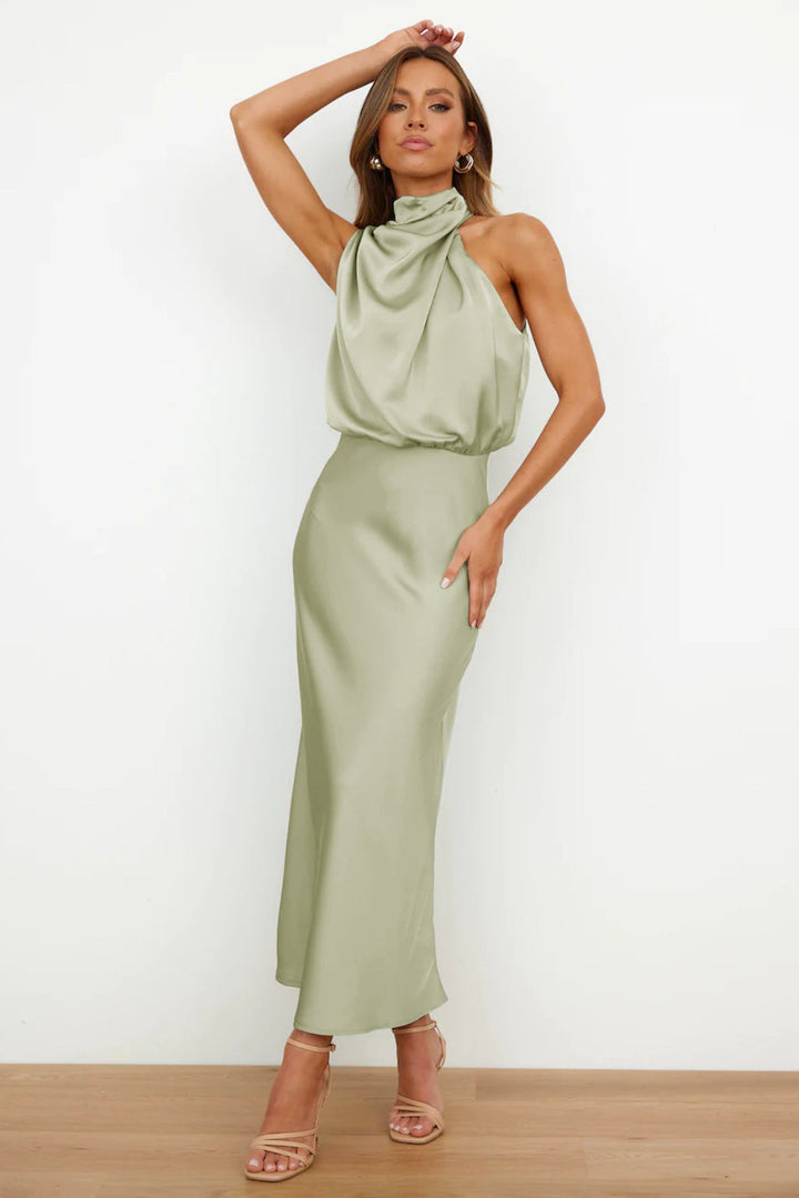 Verona – Long Satin Dress