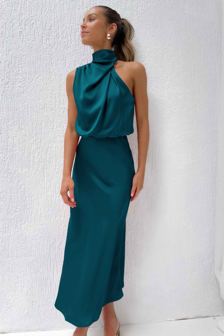 Verona – Long Satin Dress