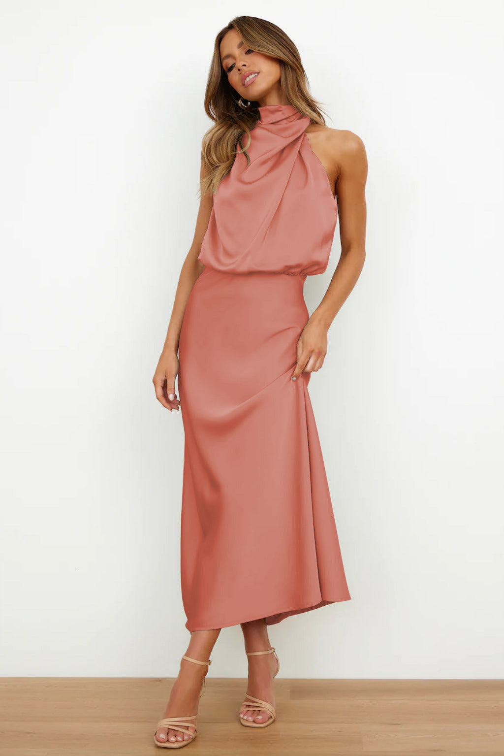 Verona – Long Satin Dress