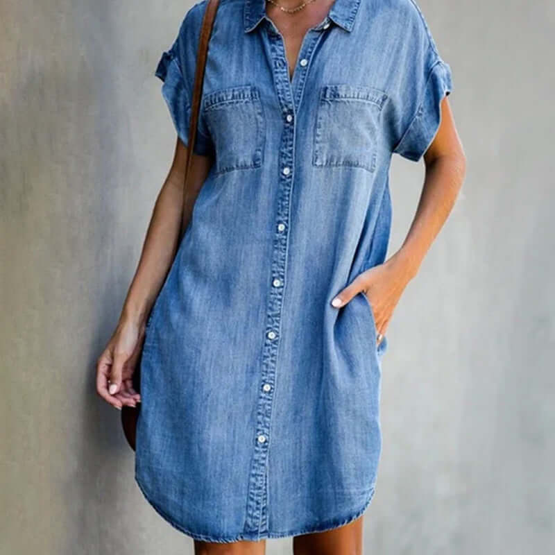 Tessa – Oversized Shirt Dress