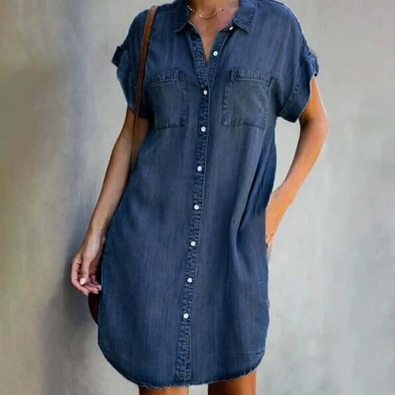 Tessa – Oversized Shirt Dress