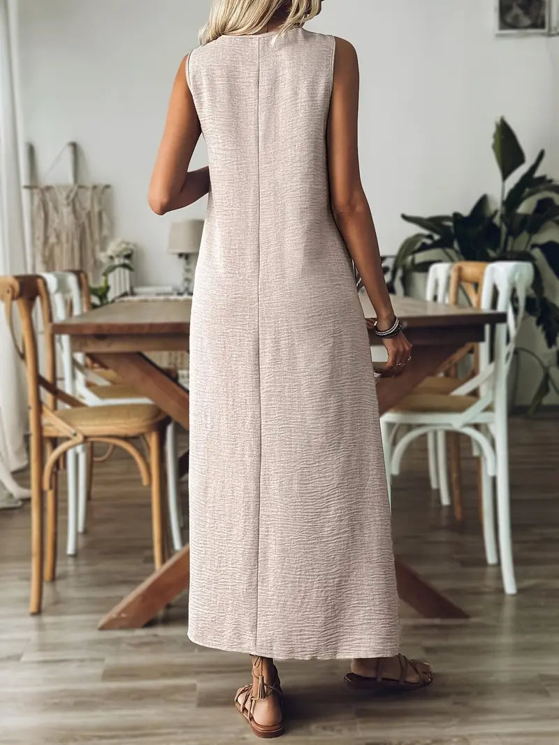 Nora – Vintage V-Neck Dress