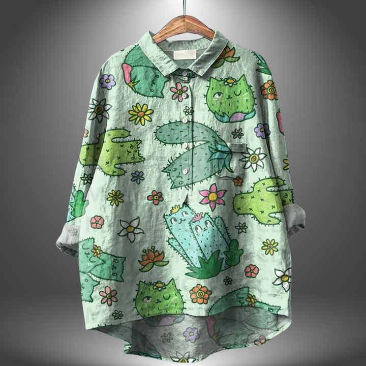 Mira - Floral Button Shirt