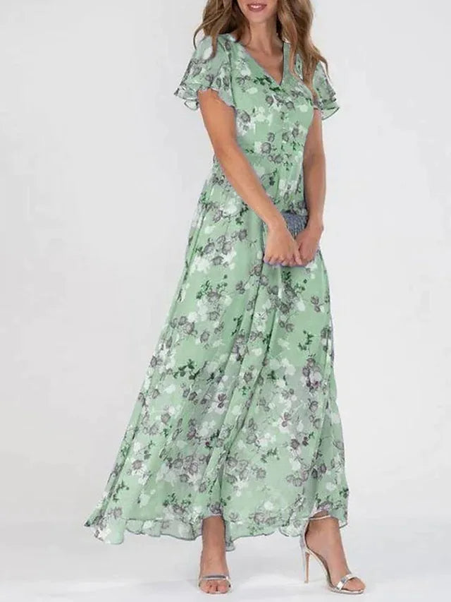 Aleira - Elegant Casual Maxi Dress