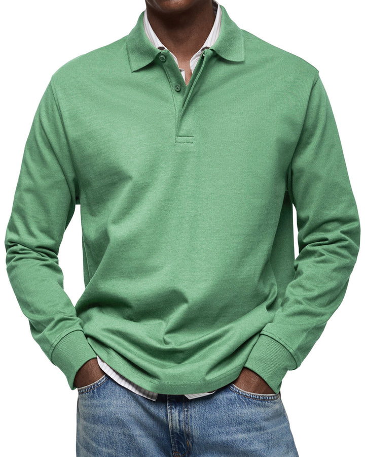 Ethan - Soft-Touch Long-Sleeve Polo