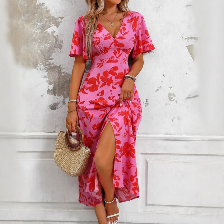 Gisella - Elegant Casual Floral Dress