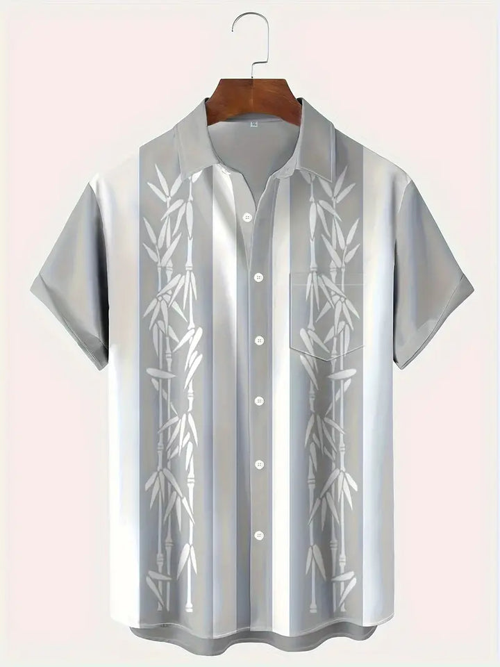 Kai – Bamboo Print Casual Shirt