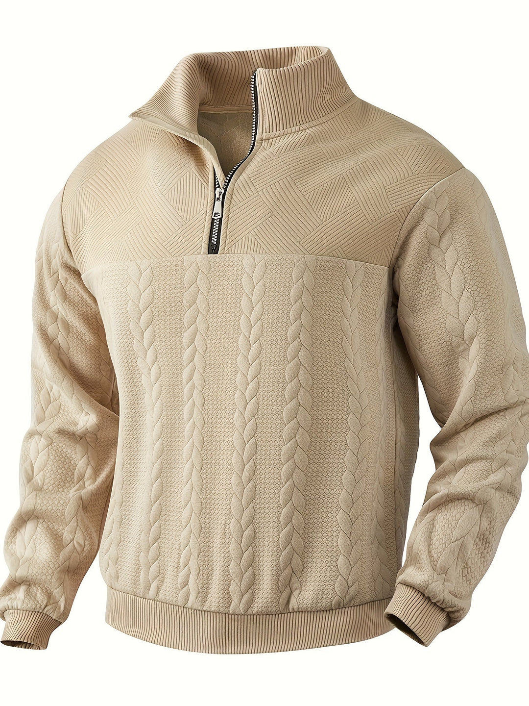 Rafael – Vintage Men's Zip-Up Sweater