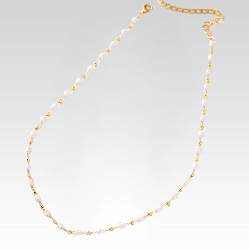 Audra - Pearl Bead Necklace