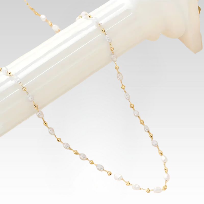 Audra - Pearl Bead Necklace