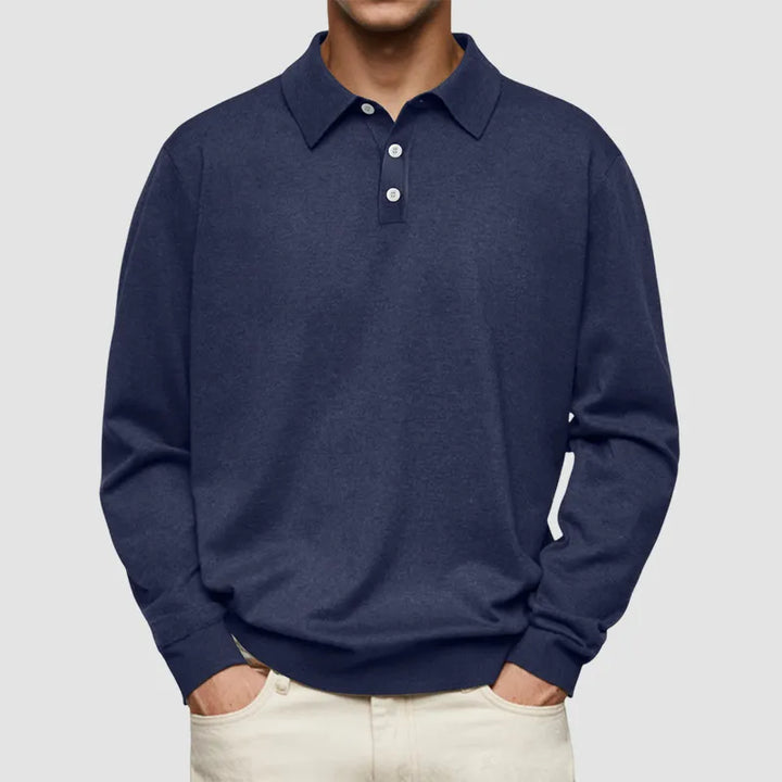 Kai – Solid Color Polo Shirt