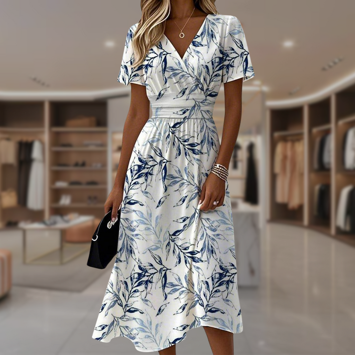 Denora - Elegant Floral Dress