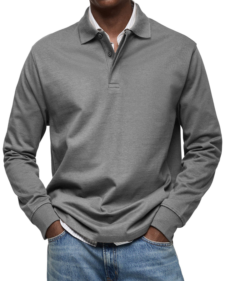 Ethan - Soft-Touch Long-Sleeve Polo