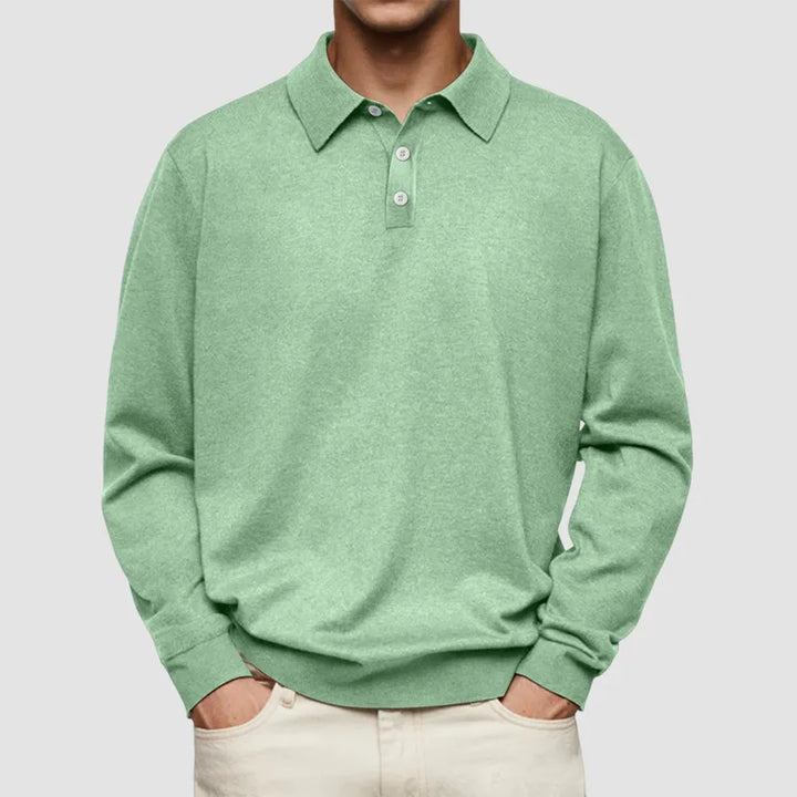 Kai – Solid Color Polo Shirt