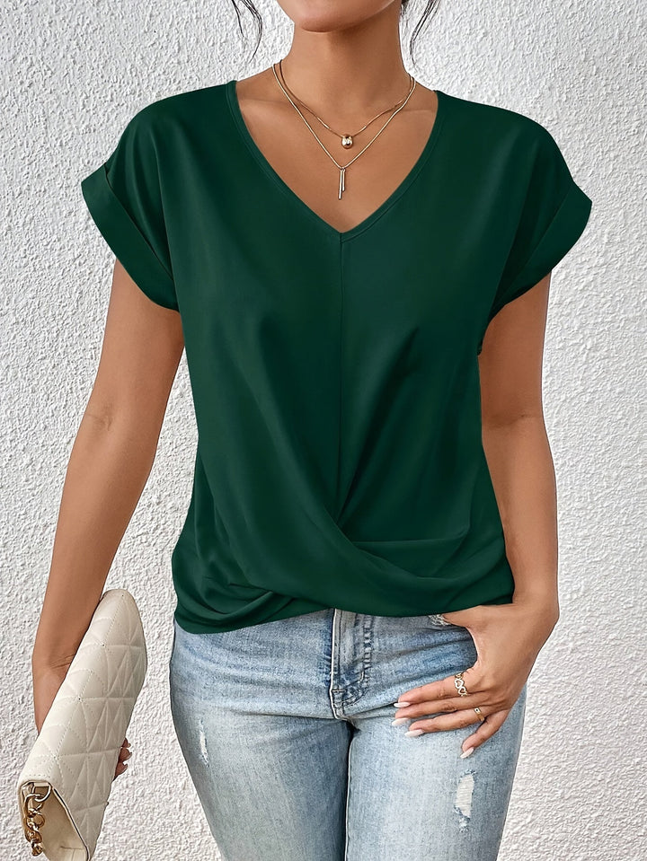 Louise - Elegant V-Neck Top