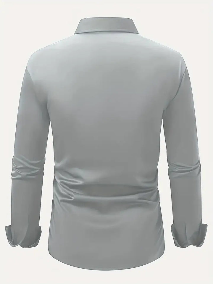 Larry - Elegant Casual Long Sleeve Shirt