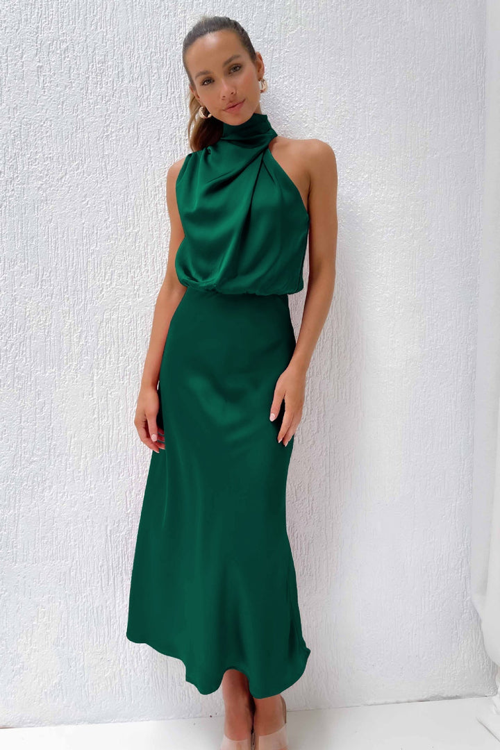 Verona – Long Satin Dress