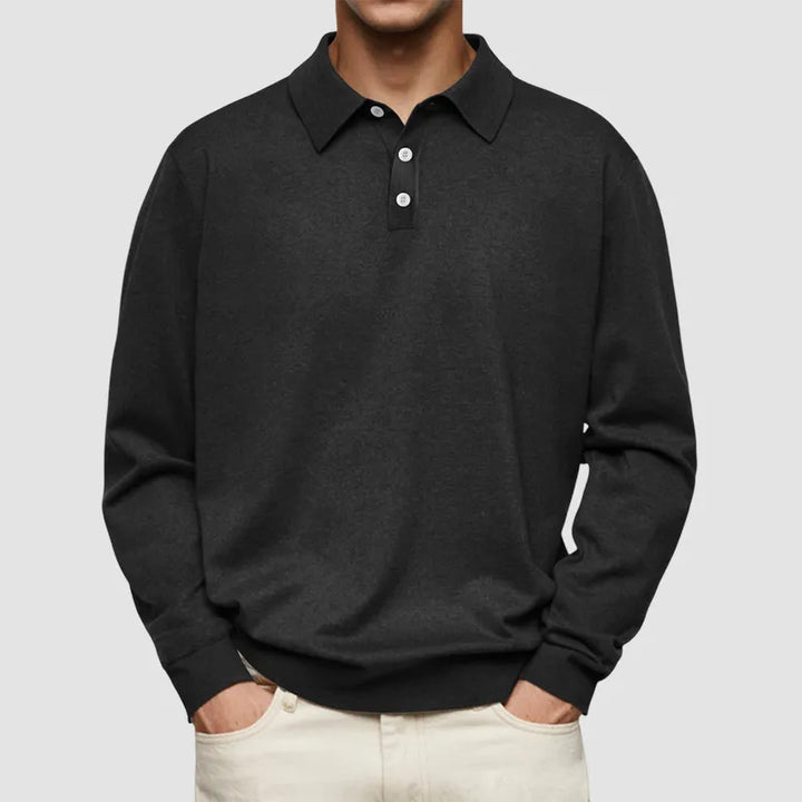 Kai – Solid Color Polo Shirt