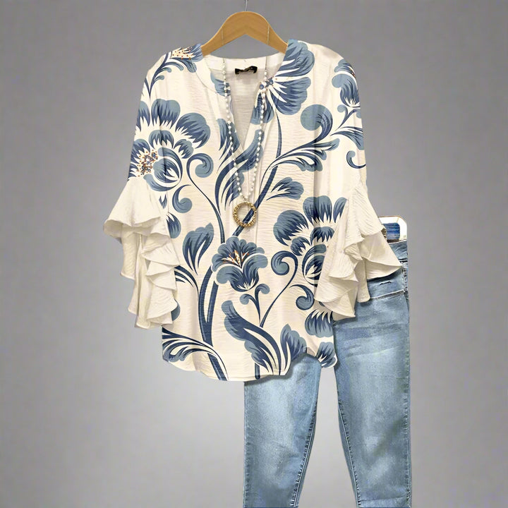 Emmeline - Elegant Casual Floral Blouse
