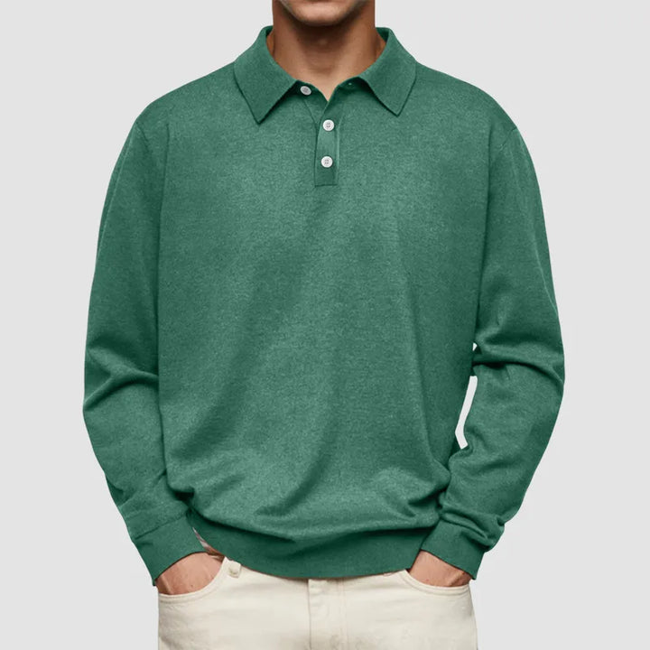 Kai – Solid Color Polo Shirt