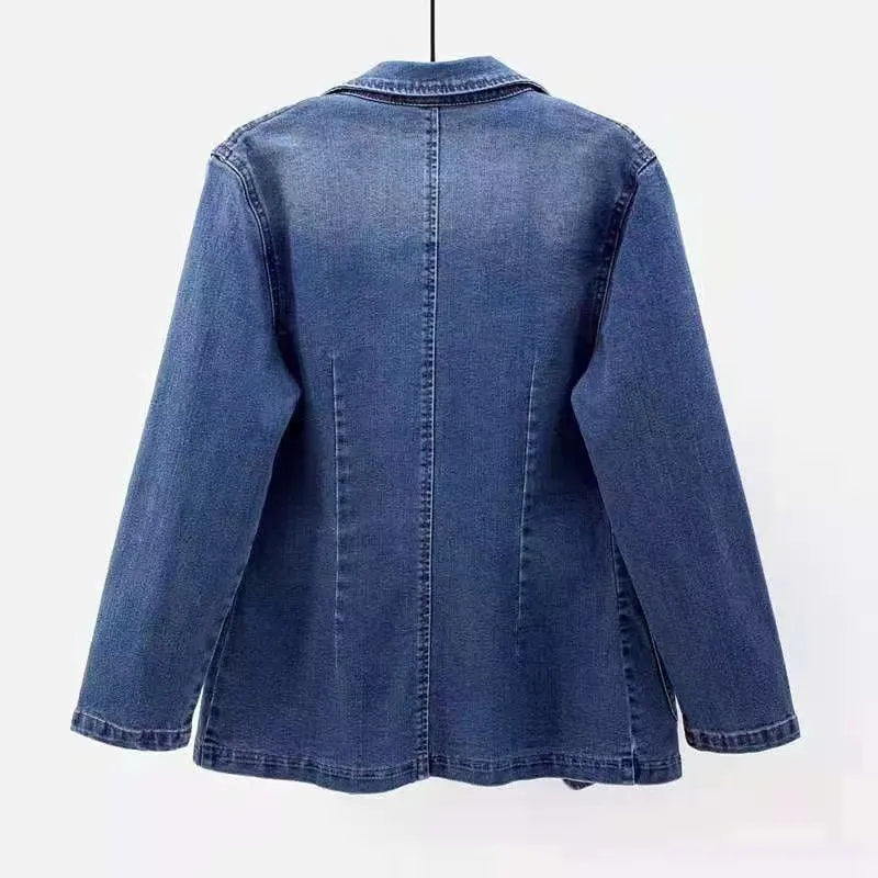 Zara – Elegant Denim Trench Coat