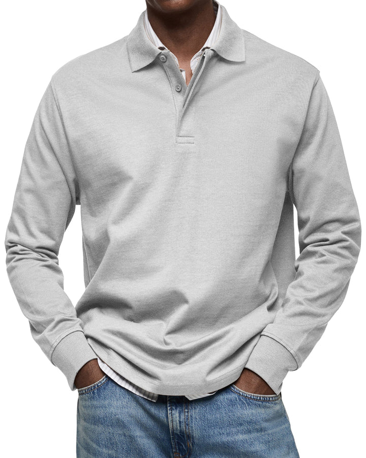Ethan - Soft-Touch Long-Sleeve Polo
