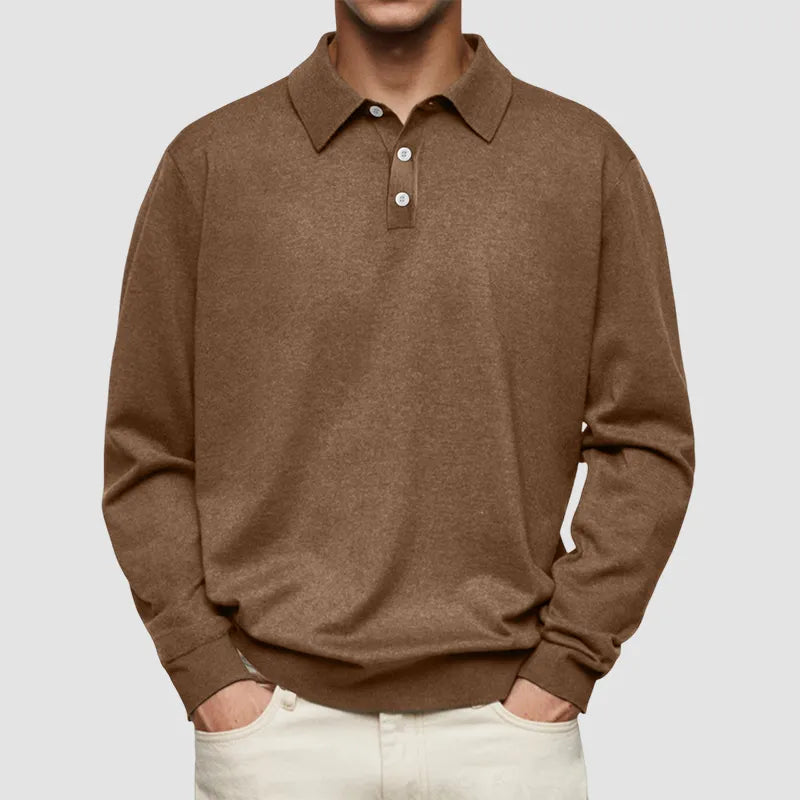 Kai – Solid Color Polo Shirt