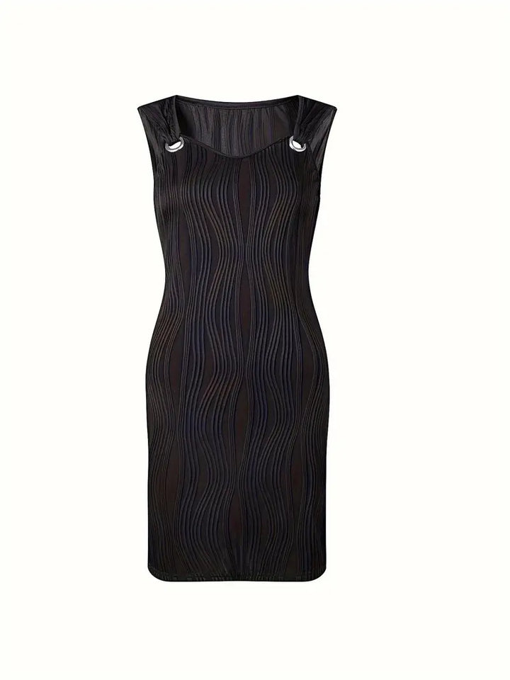 Vera - Sleeveless mini dress with V-neckline