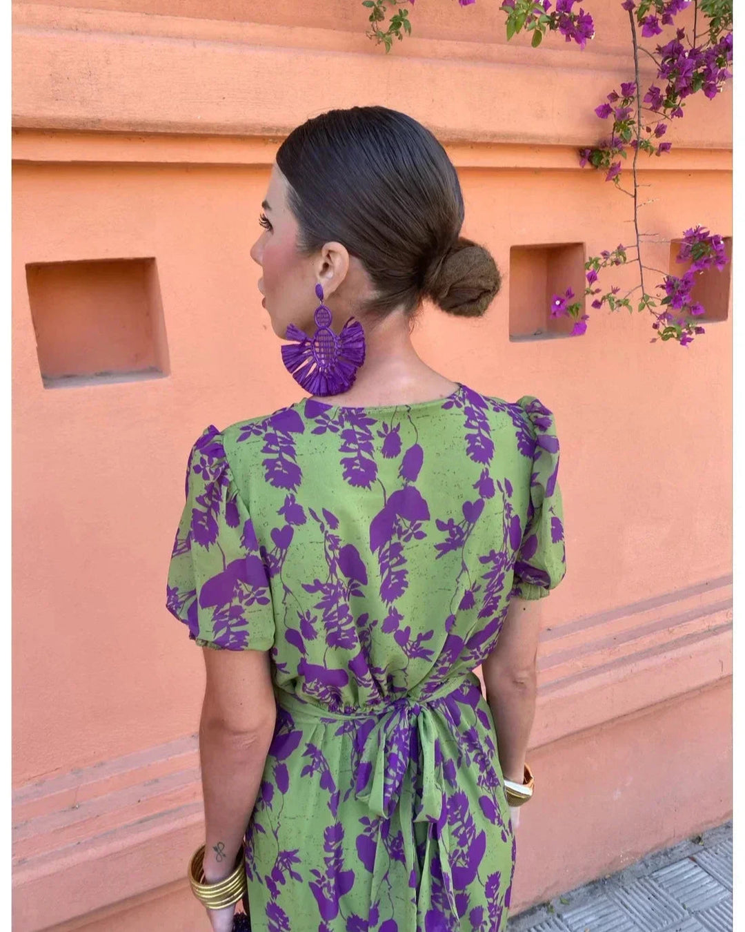 Genessa - Elegant Casual Floral Dress