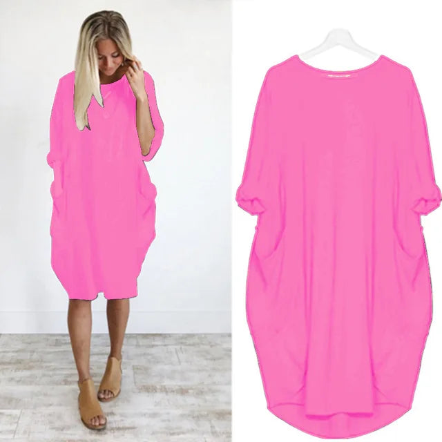 Bianca - Comfortable loose-fitting dress