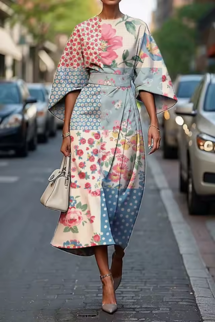 Donatella - Elegant Floral Dress