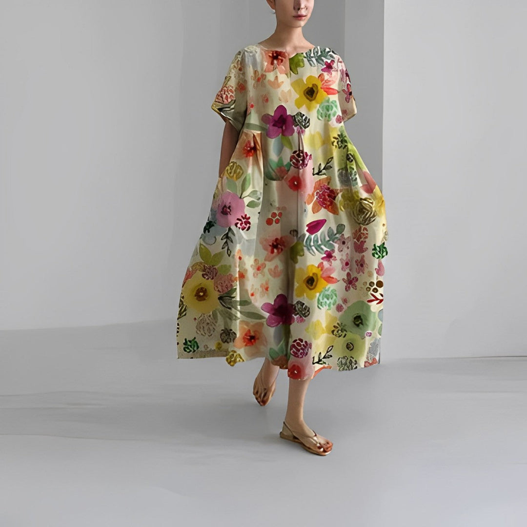 Felicia – Floral Bohemian Dress