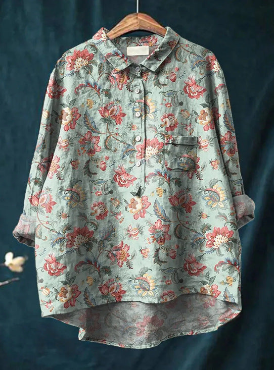 Elise – Classic Floral Shirt