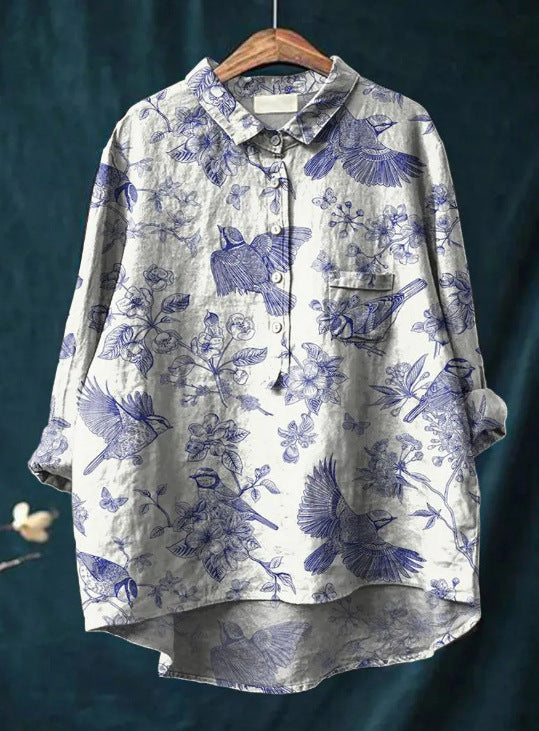 Elise – Classic Floral Shirt