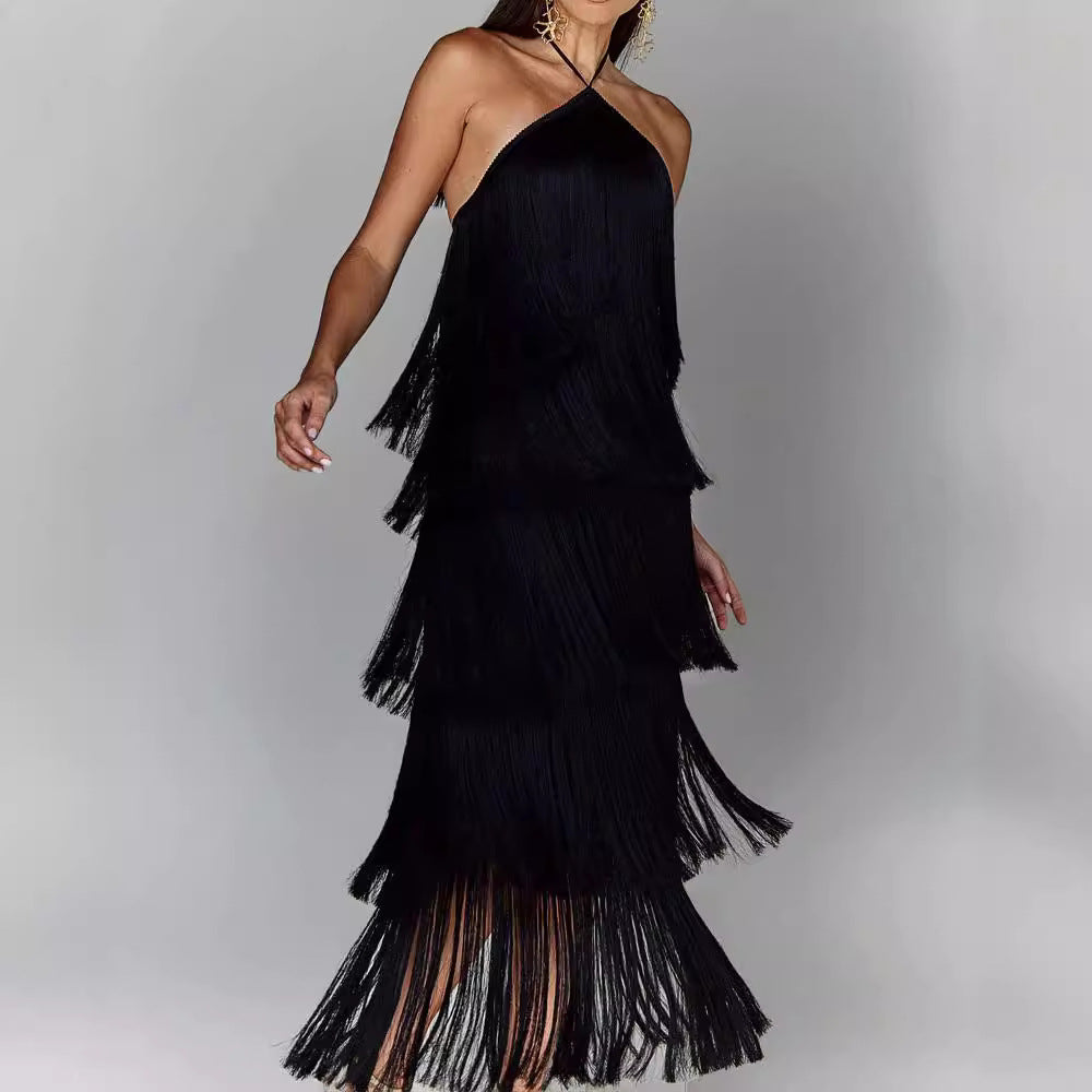 Eden – Elegant Tassel Dress