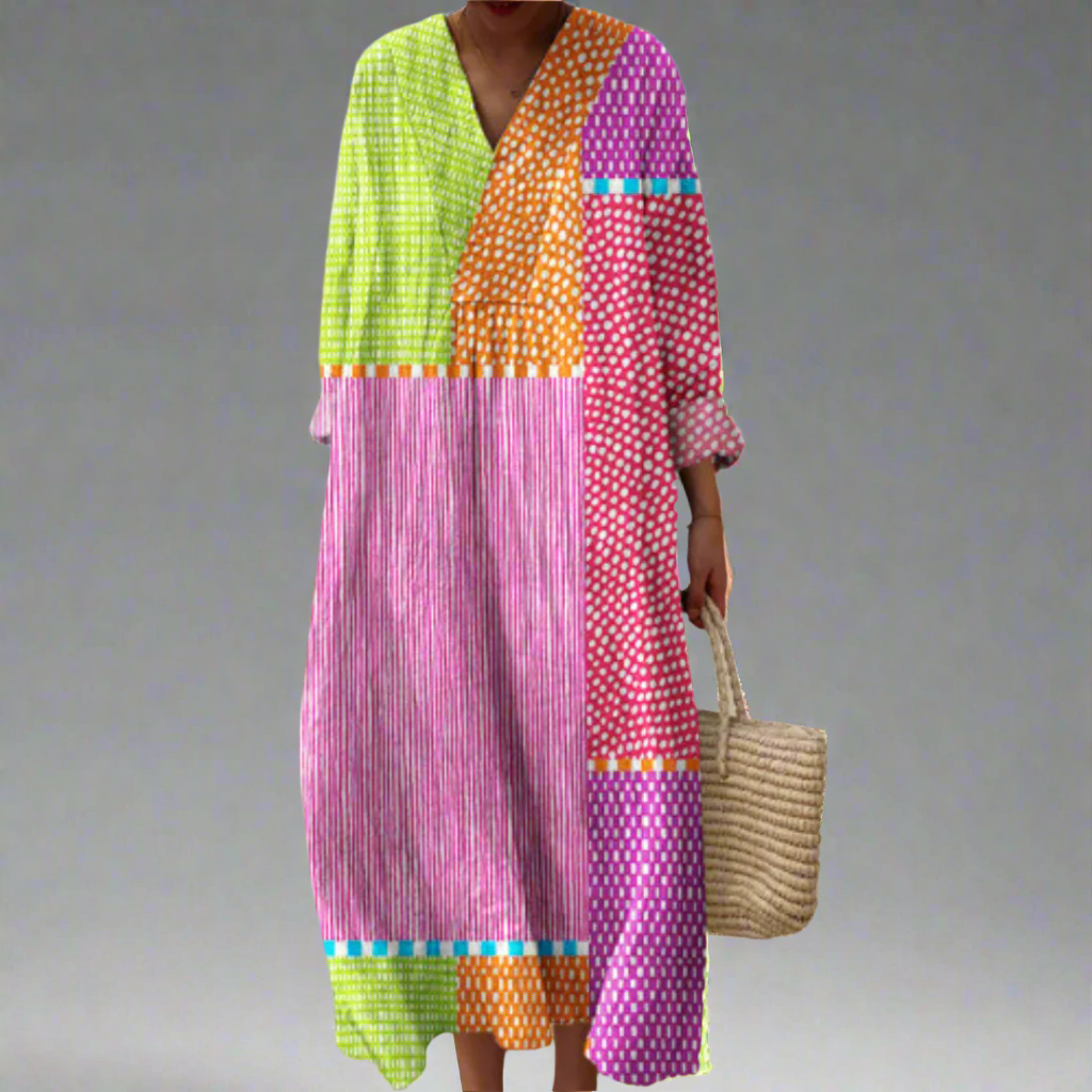 Lirien - Elegant Geometric Dress
