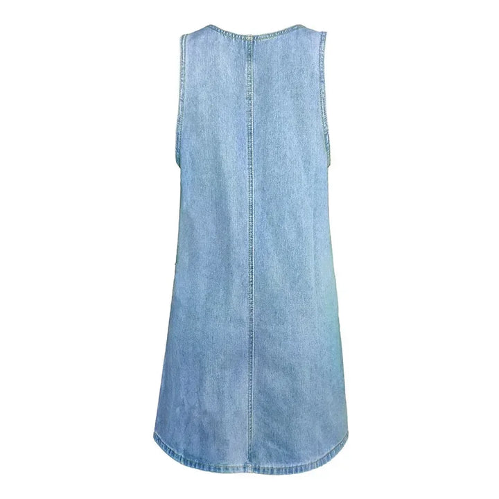 Trixie - Elegant Casual Denim Dress