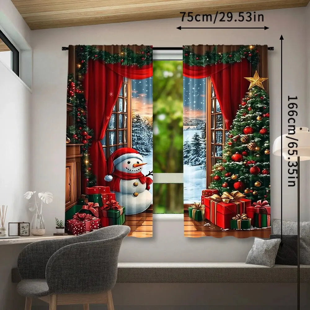 Arleth - Christmas Decorative Curtain