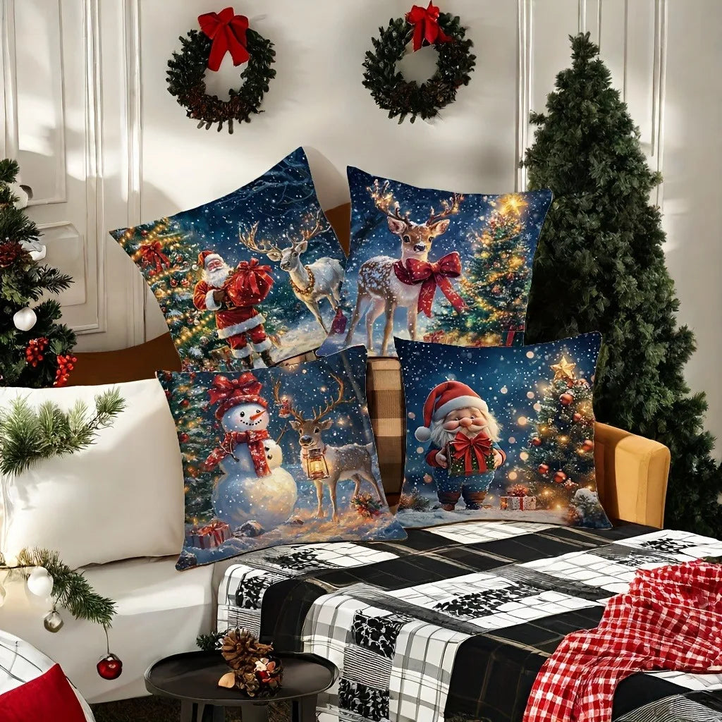 Alirene - Christmas Decorative Pillow Cover