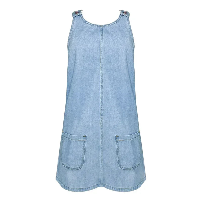 Trixie - Elegant Casual Denim Dress