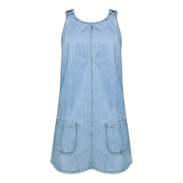 Trixie - Elegant Casual Denim Dress