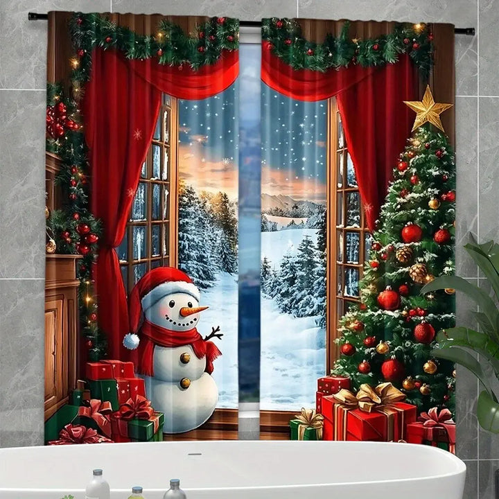 Arleth - Christmas Decorative Curtain