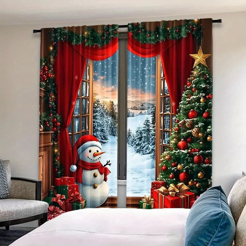 Arleth - Christmas Decorative Curtain