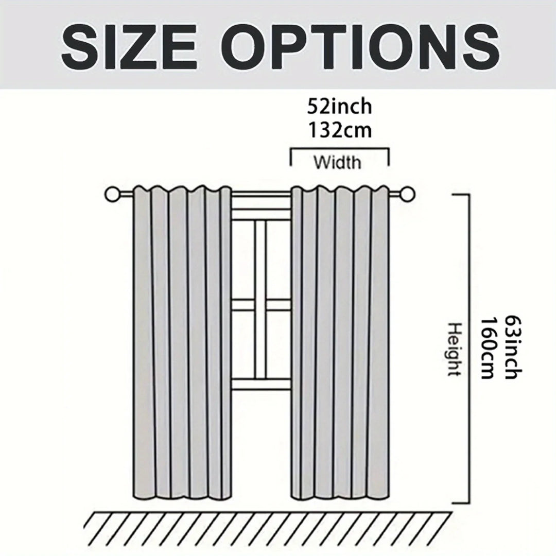 Ashvina - Christmas Decorative Curtain