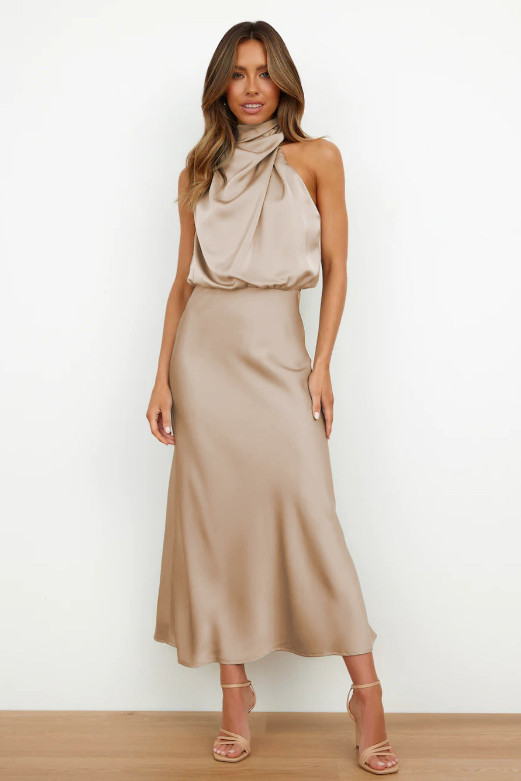 Verona – Long Satin Dress