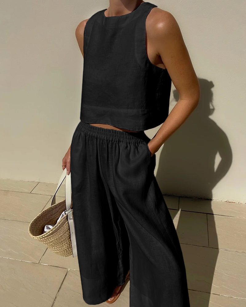 Maika - Elegant Casual Two Piece Set