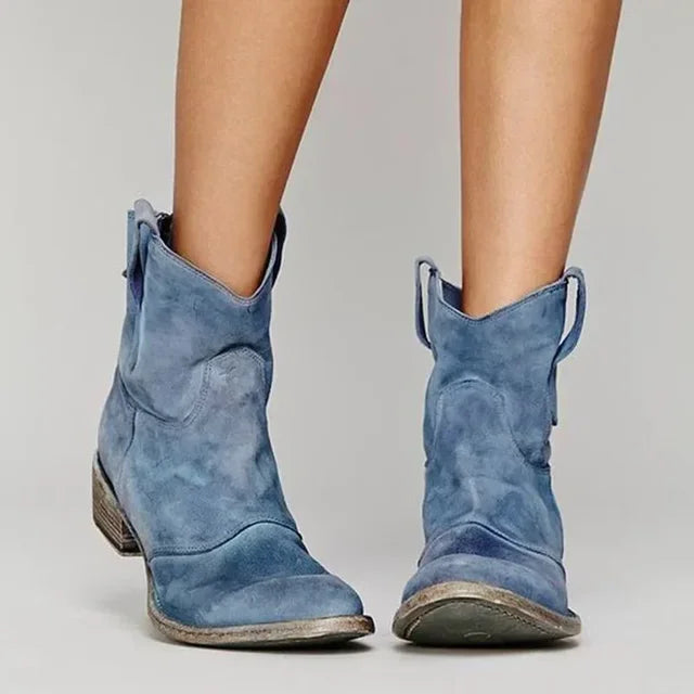 Destiny – Vintage Cowboy Ankle Boots