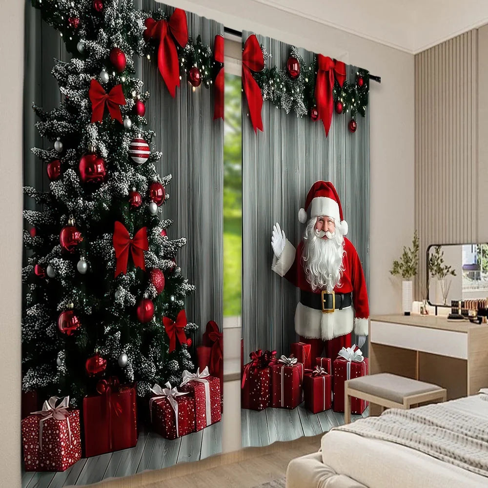Anirae - Christmas Decorative Curtain